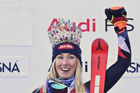 Na snímke americká lyžiarka Mikaela Shiffrinová.
