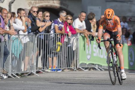Na snímke holandská cyklistka a majsterka sveta Anna Van Der Breggenová.