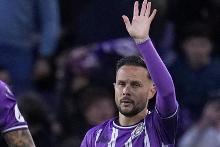 Futbalista Realu Valladolid Ivan Sanchez.