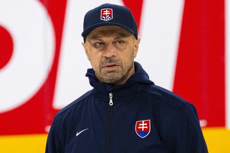 Na snímke asistent trénera slovenskej hokejovej reprezentácie Ján Pardavý počas prvého tréningu slovenskej hokejovej reprezentácie na majstrovstvách sveta v ľadovom hokeji 2025.