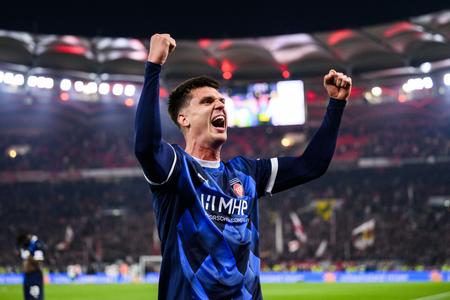Futbalista Heidenheimu Mathias Honsak.