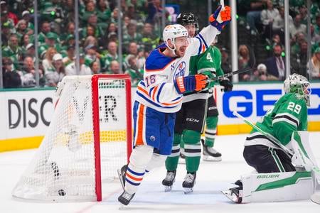 Ľavé krídlo Edmontonu Oilers Zach Hyman.