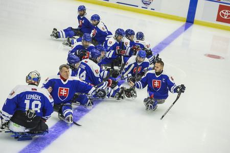 Slovenskí parahokejisti.