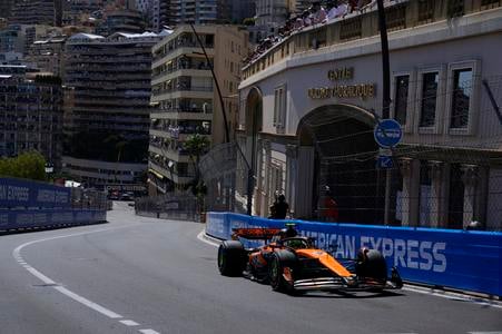 Lando Norris na McLarene počas VC Monaka.