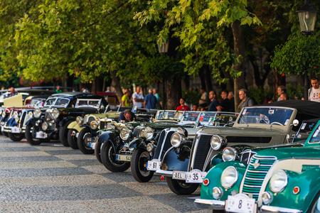Retro vehicle exhibition