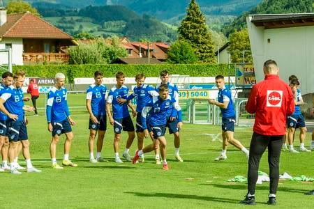 Slovenskí mladíci vo Windischgarstene.