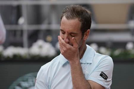 Dojatý francúzsky tenista Richard Gasquet.