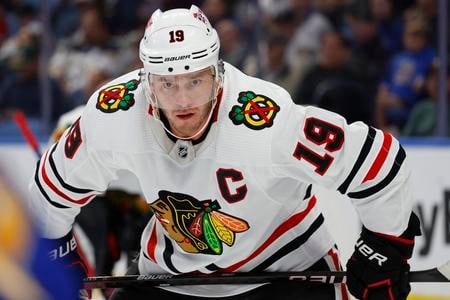 Jonathan Toews. AP Photo/Jeffrey T. Barnes