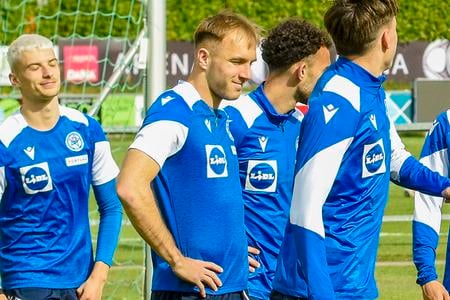 Dominik Javorček počas tréningového kempu v rakúskom Windischgarstene.