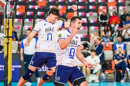 Slovenská radosť v podaní kapitána Jakuba (vpravo) a Andreja Billicha.