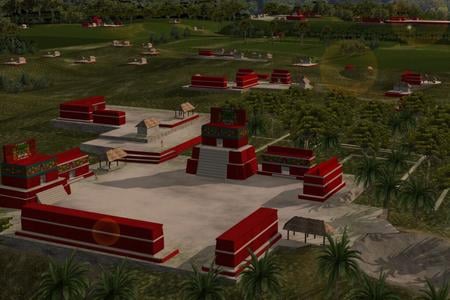 An ancient city of the Mayan civilization.