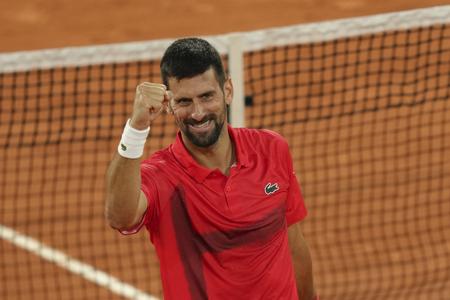 Srbský tenista Novak Djokovič počas Roland Garros 2025.