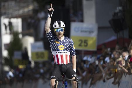 Americký cyklista Quinn Simmons z tímu Lidl-Trek.