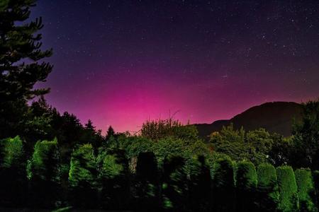The northern lights appeared again over Slovakia on June 14th.
