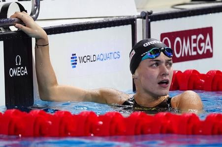 Slovenská plavkyňa Tamara Potocká. FOTO TASR/DUNA/MTI/Robert Hegedus