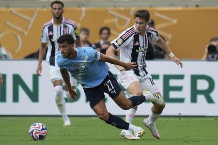 Momentka zo súboja Manchesteru City s Juventusom Turín počas MS klubov.