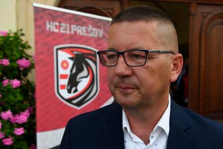 Archívna fotografia - majiteľ klubu HC Prešov Róbert Ľupták.