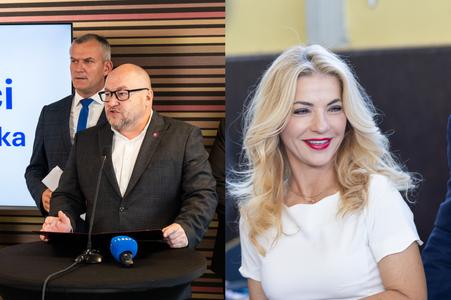 Environment Minister Rudolf Huliak and Culture Minister Martina Šimkovičová