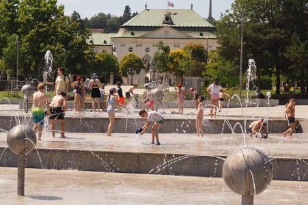 A hot summer day in Bratislava