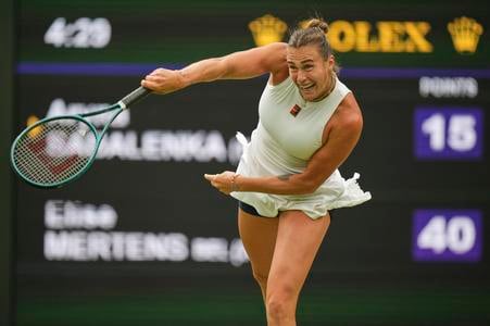 Bieloruská tenistka Arina Sobolenková.