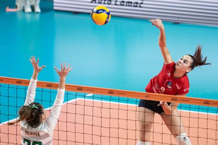 Michaela Kánová v akcii.
