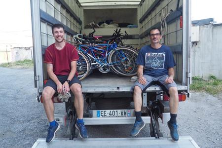 A truck will bring bicycles from the collection in Košice to Kyiv.