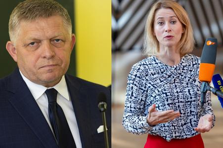 PM Robert Fico and European Union foreign policy chief Kaja Kallas