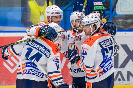 Hokejisti HK Dukla Michalovce.