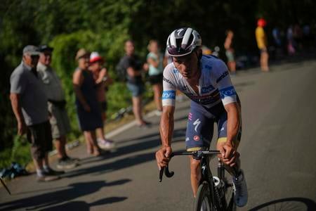 Remco Evenepoel počas 12. etapy Tour de France.