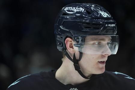 Na archívnej snímke z 30. januára 2025 hokejista Seattlu Kaapo Kakko.