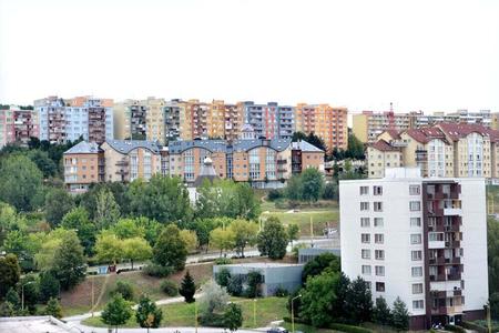 The Dargovských hrdinov borough of Košice, also known as the Furča housing estate.