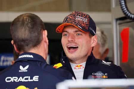 Max Verstappen počas VC Belgicka.