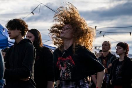 A metalhead during a previous edition of the festival.
