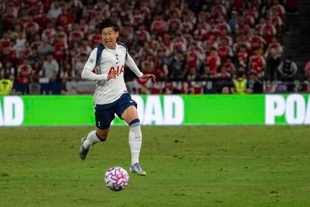 Son Heung-min v drese Tottenhamu.