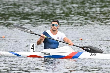 Denis Myšák potvrdil na majstrovstvách Slovenska, že je v súčasnosti náš najlepší kajakár na päťstovke.