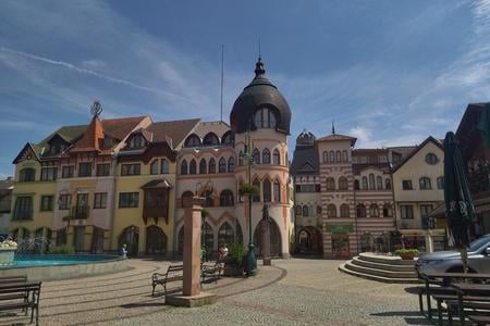 The courtyard of Europe in Komárno