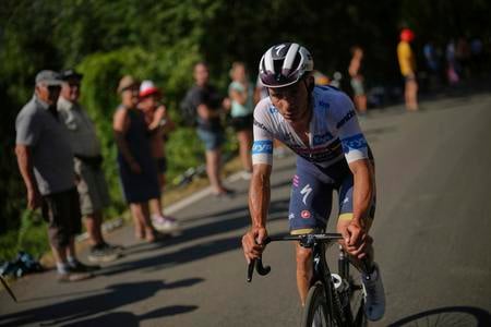 Na archívnej snímke belgický cyklista Remco Evenepoel.