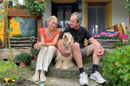 Teachers Martina Borošová and Mário Boroš.