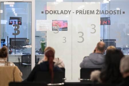 The document department at the Client Centre on Tomášikova Street in Bratislava on 7 December 2023.