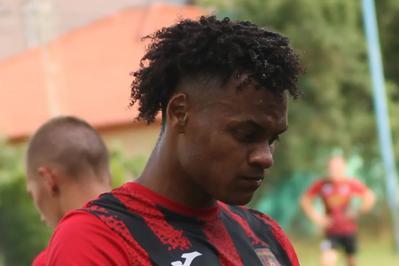 Colombian striker shines in Slovak village league