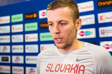 Martin Gernát počas zrazu hokejovej reprezentácie Slovenska pred odchodom na MS 2023 v Lotyšsku.