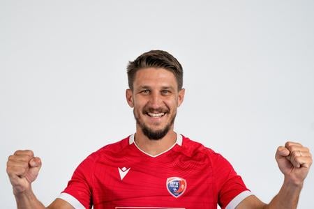 Útočník Zvolena Jakub Sylvestr strieľa jeden gól za druhým, takže má pádny dôvod ku spokojnosti.
