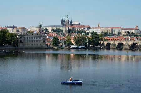 A Slovak man attacked a Czech activist with a knife on Wenceslas Square in Prague.