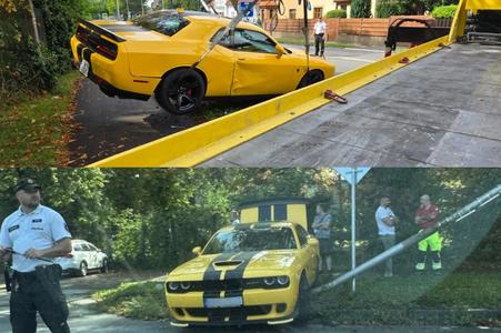 Pavol Gašpar’s car after the accident in Nitra on 30 August 2025