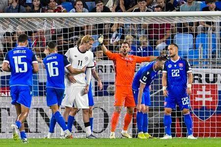 Slovenskí reprezentanti favorizovaných Nemcov dokonale zaskočili.