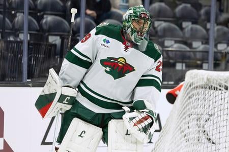 Marc-Andre Fleury v drese Minnesoty.
