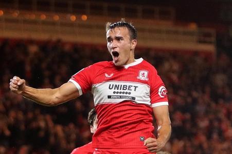Ide ako hodinky. Strelec nastúpil za Middlesbrough a hneď strelil gól