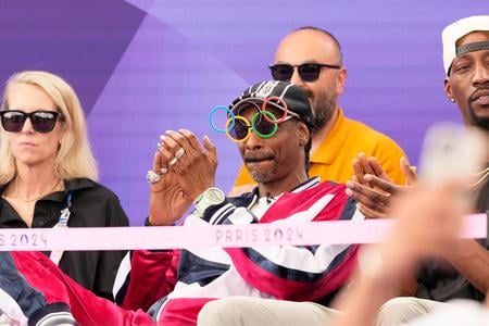 Snoop Dogg počas olympijských hier v Paríži 2024.