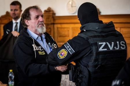 Juraj Cintula on the final day of the trial.