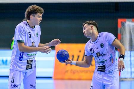 Zľava Jakub Valent a Andrej Dobrkovič (obaja Prešov).